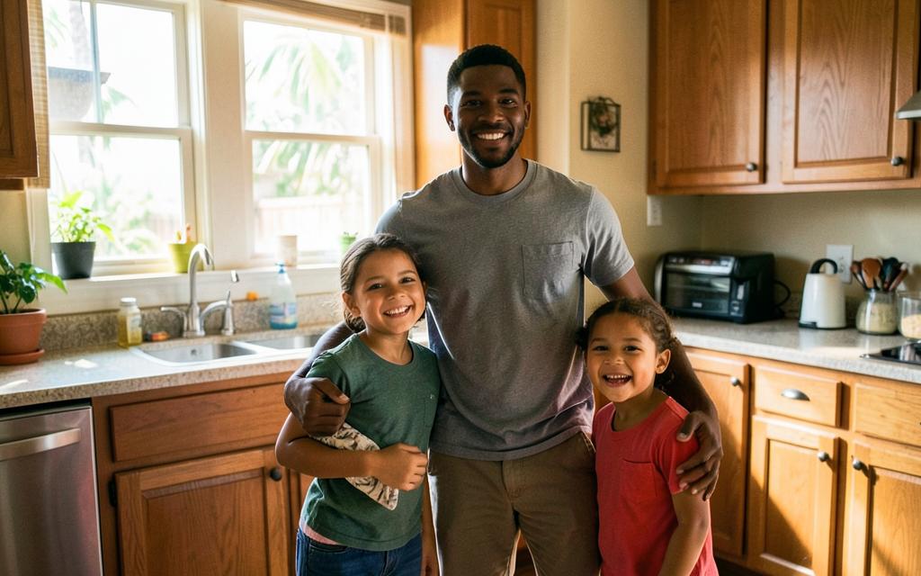 The Trufant Family at home