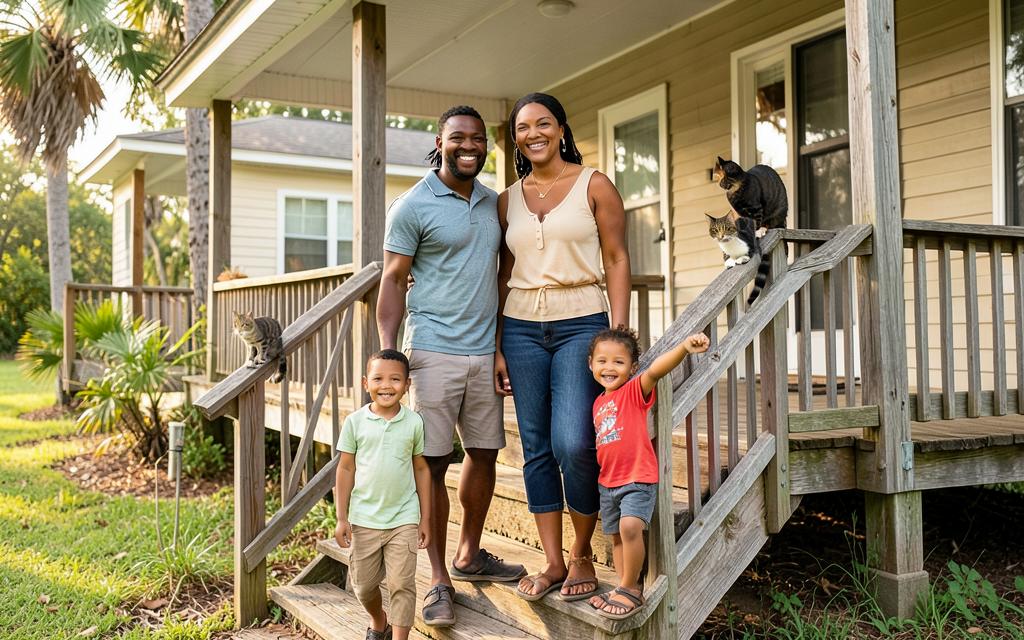 The Boyette Family at home