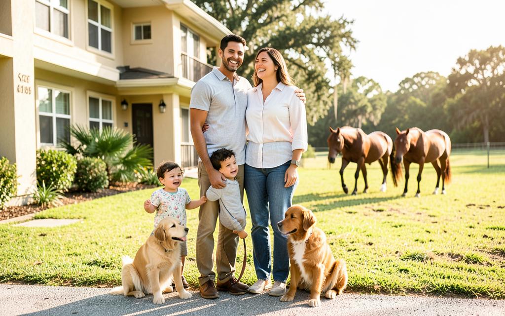The Ridgeway Family at home
