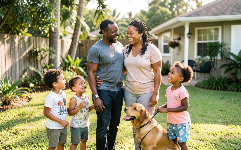 The Vasquez Family at home