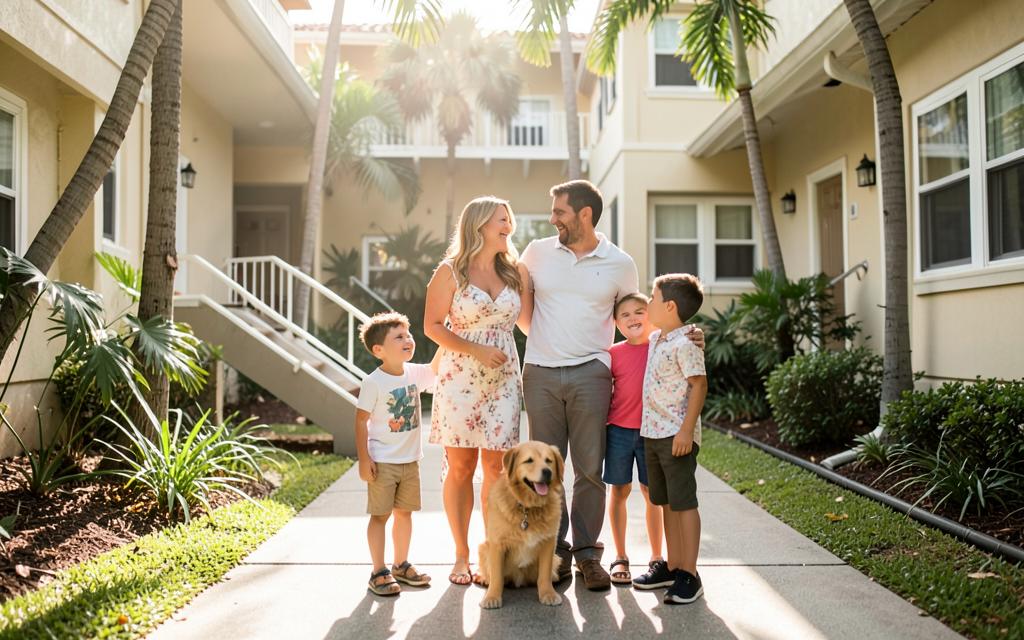 The Bellamy Family at home