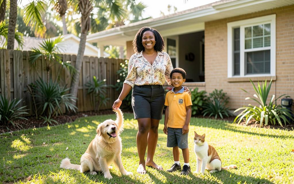 The Calloway Family at home